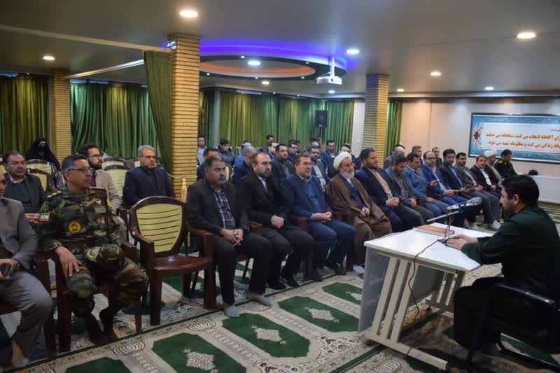 دیدار امام جمعه و شورای اداری مرند با فرمانده سپاه شهرستان
