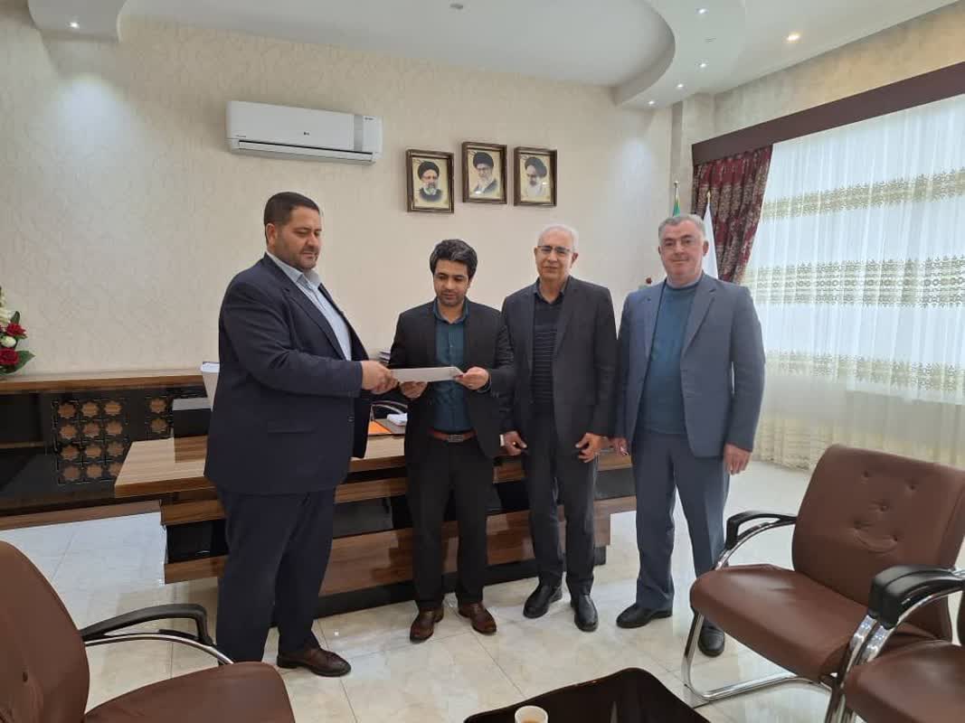 معارفه رییس جدید اداره صمت شهرستان مرند