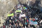 راهپیمایی ۲۲ بهمن در مرند برگزار شد