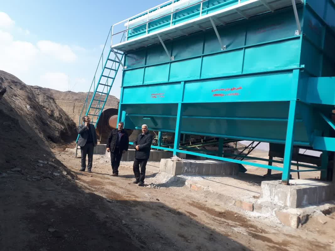 تجهیز کارخانه آسفالت شهرداری مرند به بگ فیلتر