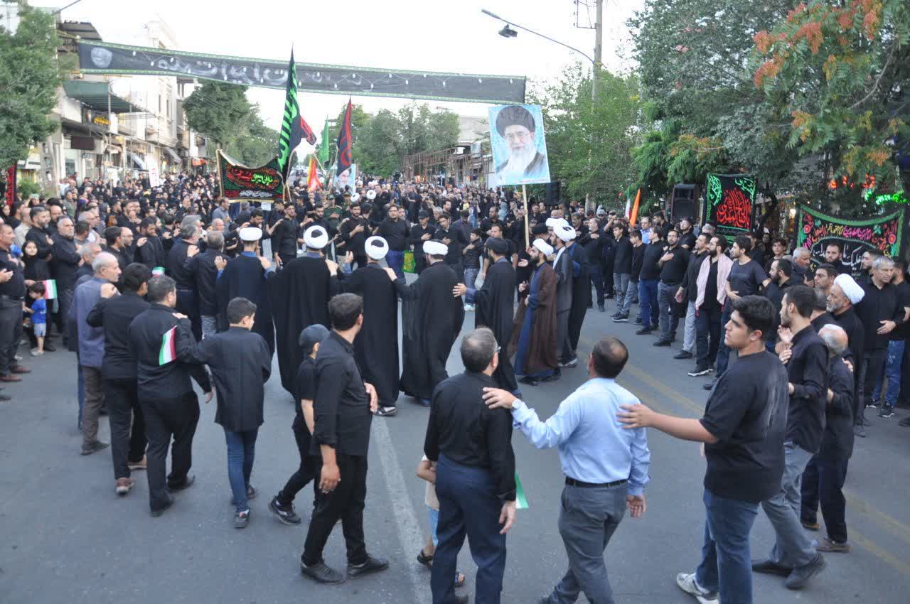 اجتماع بزرگ عزاداران حسینی در مرند